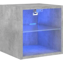 Tv-wandmeubel met LED-verlichting 30x28,5x30 cm>vidaXL Sale