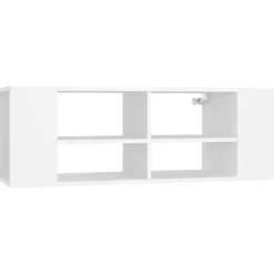 Tv-Meubels*vidaXL Tv-wandmeubel 102x35x35 cm bewerkt hout Wit