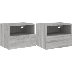 Tv-wandmeubels 2 st 40x30x30 cm bewerkt hout>vidaXL Best