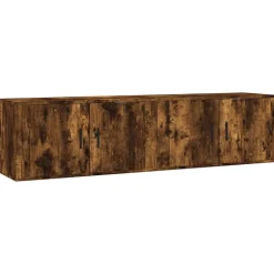 Tv-wandmeubels 2 st 80x34,5x40 cm kleurig>vidaXL