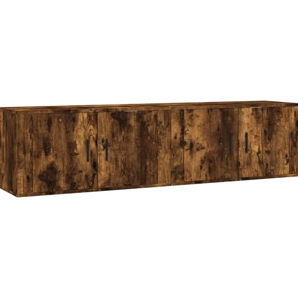 Tv-wandmeubels 2 st 80x34,5x40 cm kleurig>vidaXL