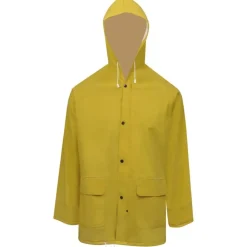 Tweedelig regenpak waterbestendig met capuchon L><noscript><img width=