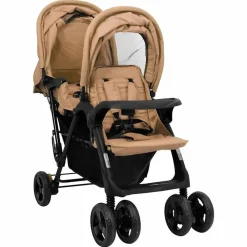 Tweelingkinderwagen tandem staal>vidaXL Clearance