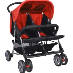 Tweelingwagen staal en zwart><noscript><img width=