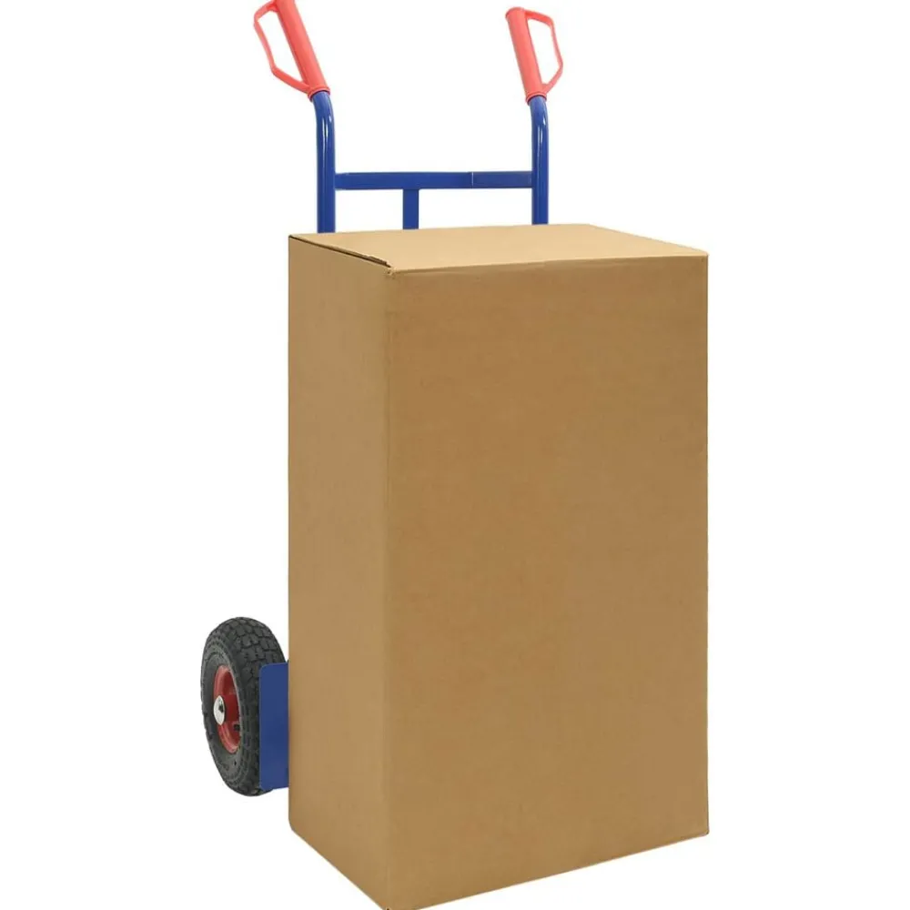 Uitschuifbare handkar en Rood 57 x 46 x 113 cm Staal>vidaXL Clearance
