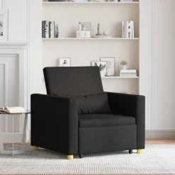 Uittrekbaar slaapbank eenpersoons 90 x 165 x 87 cm Stof>vidaXL New