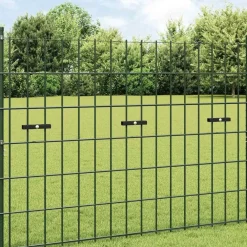 Tuinafscheidingen*vidaXL U-matverbinding 10 sets Antraciet