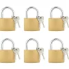 U-slot met sleutels 6 pcs Koper IJzer>vidaXL Online