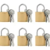 U-slot met sleutels 6 pcs Koper IJzer>vidaXL Clearance