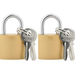 U-slot met sleutels 2 pcs Koper IJzer>vidaXL Clearance