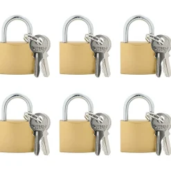 U-slot met sleutels 6 pcs Koper IJzer><noscript><img width=