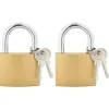 U-slot met sleutels 2 pcs Koper IJzer>vidaXL Sale