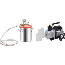 Vacuümkamer met 2-traps pomp 5,5 L>vidaXL