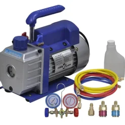Huishoudaccessoires*vidaXL Vacuümpomp 1-traps met 2-voudige manometerset