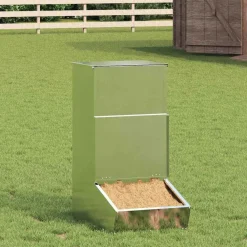Huisdierbenodigdheden*vidaXL Varkensvoeder Zilver 55 x 38 x 76 cm Gegalvaniseerd staal