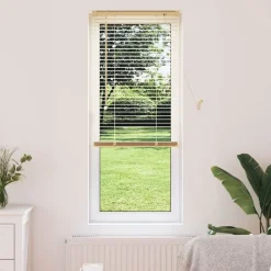Woon- & Tuinaccessoires*vidaXL Venetiaanse Blind met Patroon 150 x 40 cm PVC Lichtbruin