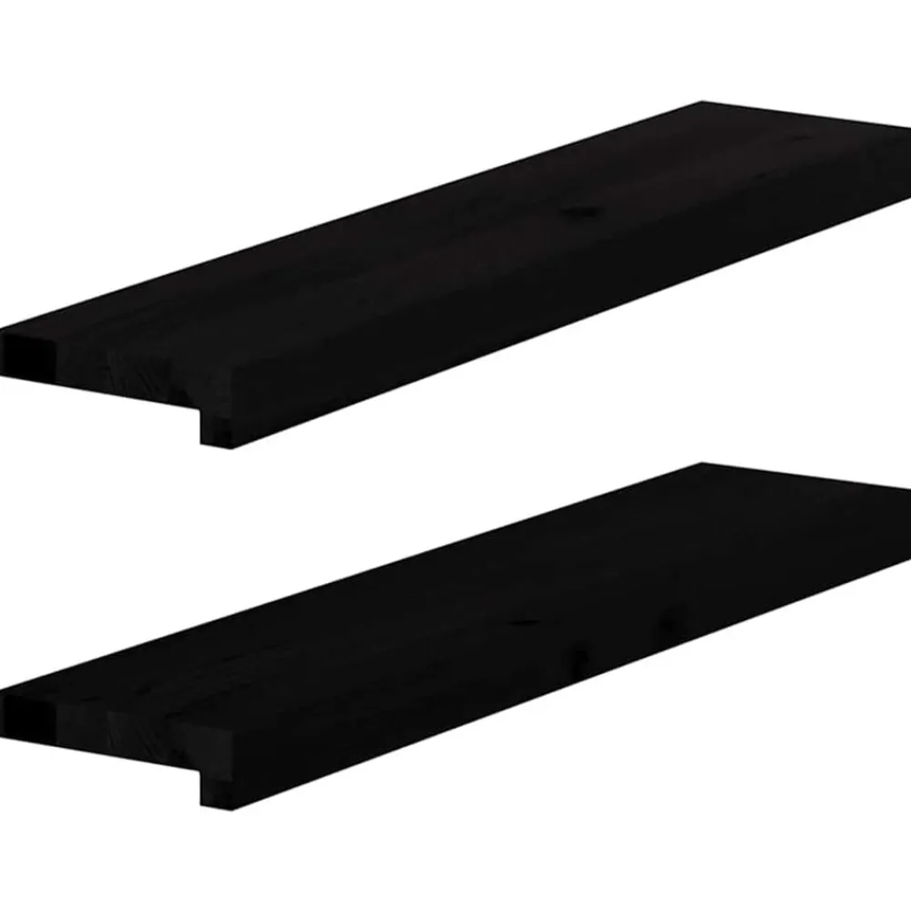 Vensterbanken 2 st 70x15x2 cm massief eikenhout>vidaXL Online