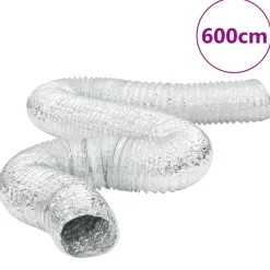 Ventilatieslang Ø10 cm 6 m aluminium>vidaXL