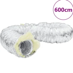 Ventilatieslang geïsoleerd Ø10 cm 6 m aluminium>vidaXL Best