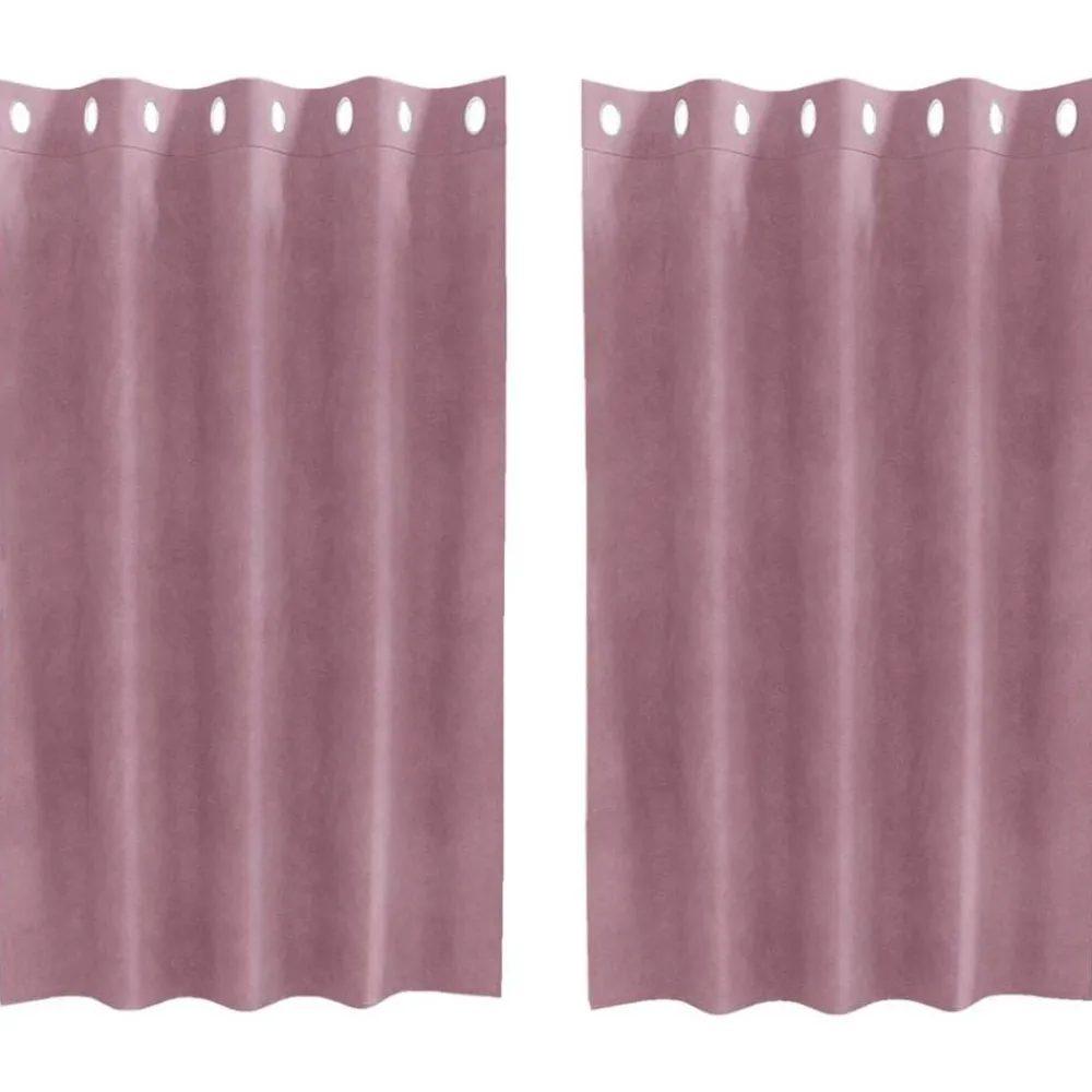 Verduisterende gordijnen 2 pcs 140 x 140 cm Fluweel>vidaXL Best