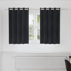 Verduisterende gordijnen 2 pcs 140 x 140 cm Fluweel>vidaXL New