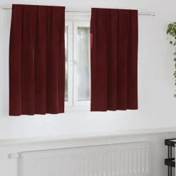 Verduisterende gordijnen 2 pcs 140 x 140 cm Fluweel>vidaXL Hot