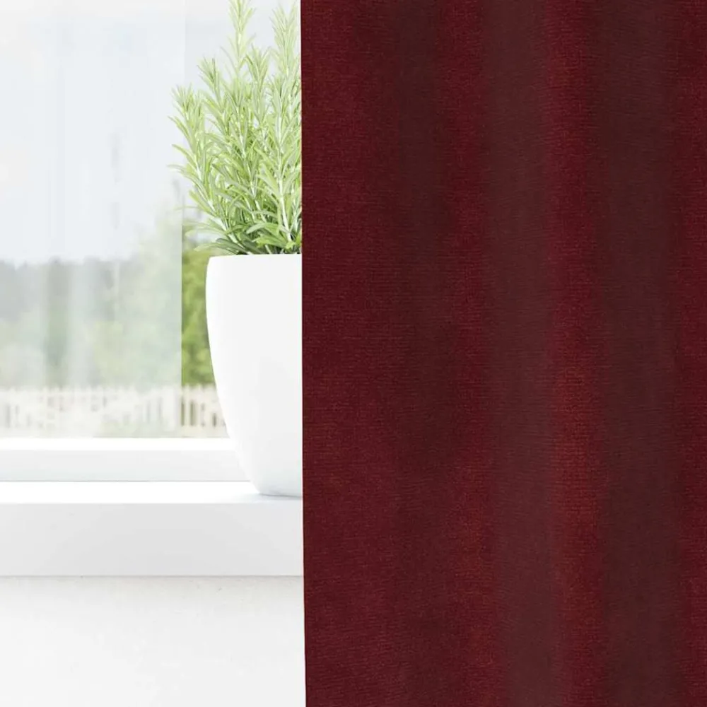 Verduisterende gordijnen 2 pcs 140 x 140 cm Fluweel>vidaXL Hot
