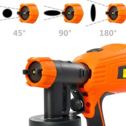 Gereedschap*vidaXL Verfspuit elektrisch met 3 mondstukken 500 W 800 ml