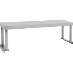 Catering & Horeca*vidaXL Verhoging voor werktafel 120x30x35 cm roestvrij staal