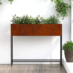 Verhoogde Tuin Plantbak Roestig 100 x 26 x 82 cm>vidaXL Clearance
