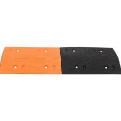 Verkeersdrempel 97x32,5x4 rubber geel en zwart>vidaXL Discount