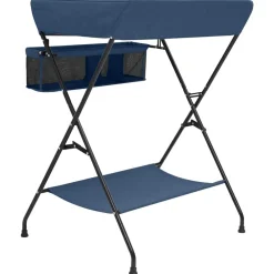 Luiermaterialen*vidaXL Verschoontafel ijzer Marineblauw