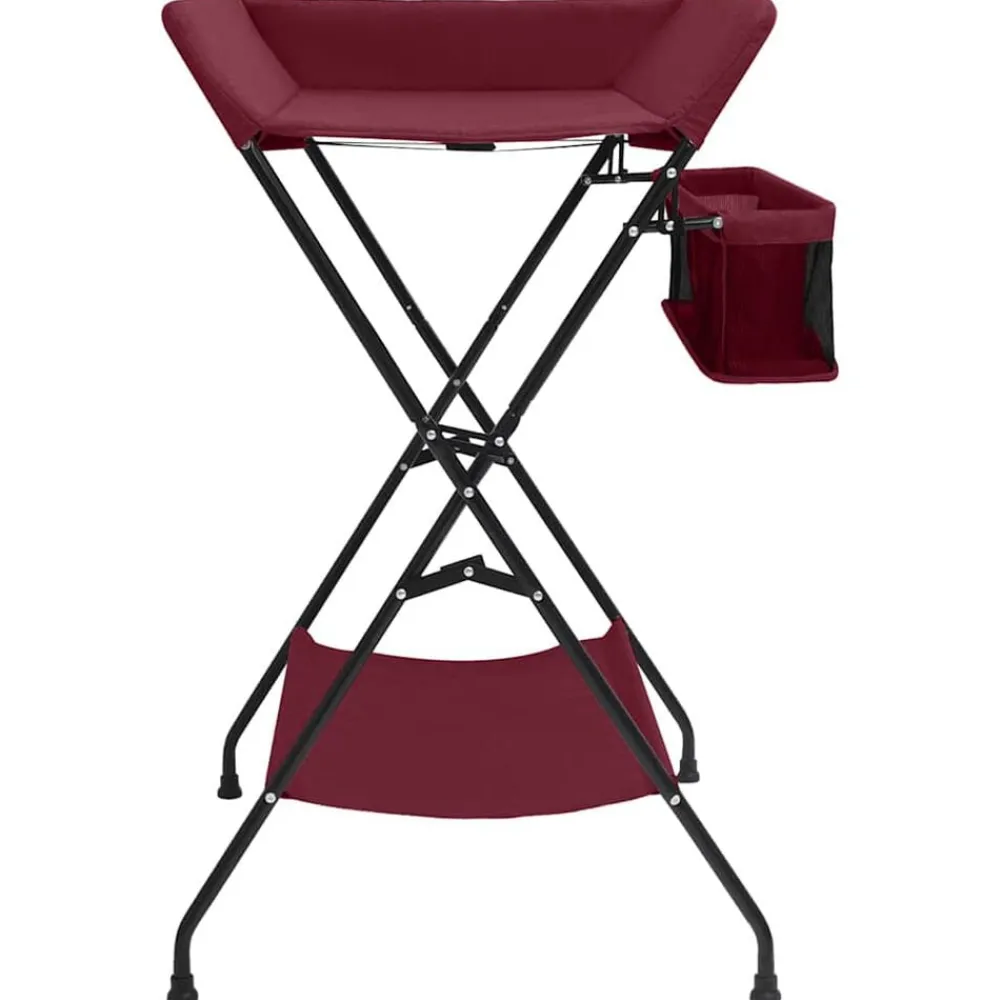 Luiermaterialen*vidaXL Verschoontafel ijzer Rood