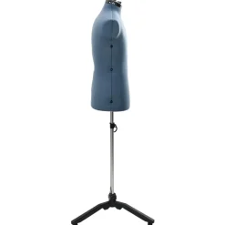 Kunst & Entertainment*vidaXL Verstelbare Kleedvorm Man Blauw 37.5-45.5 inch Stof Blauwgrijs