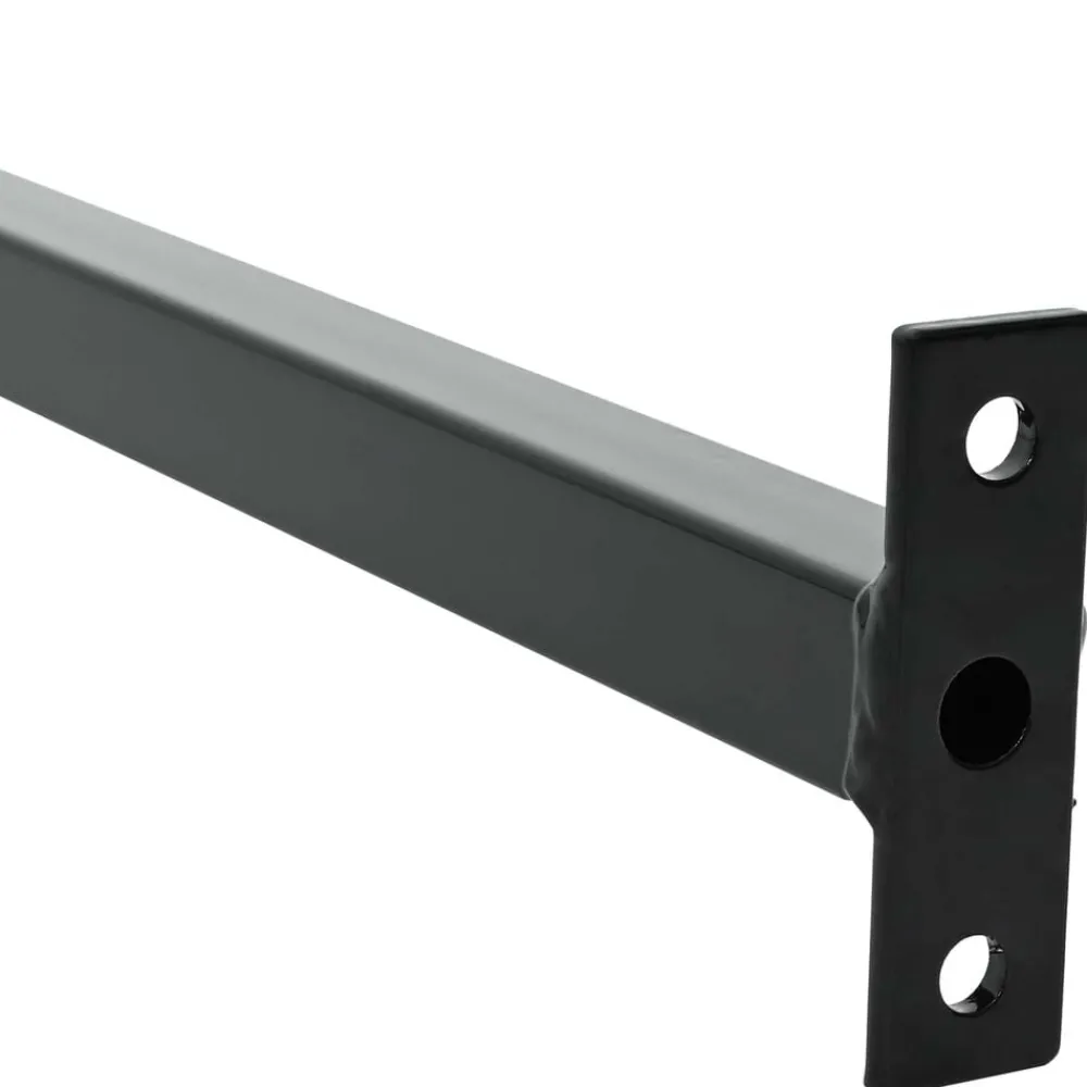 Bouwmaterialen*vidaXL Verstelbare raamveiligheidsbalk 710 -1200 mm Staal Zwart