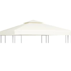 Vervangend tentdoek prieel 310 g/m² 3x3 m crèmewit>vidaXL Outlet