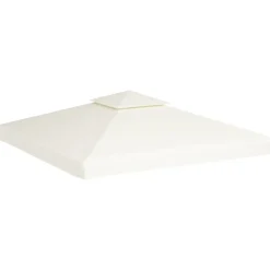 Vervangend tentdoek prieel 310 g/m² 3x3 m crèmewit>vidaXL Outlet