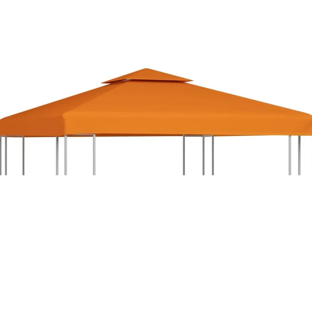 Tuin & Gazon*vidaXL Vervangend tentdoek prieel 310 g/m² 3x3 m Oranje