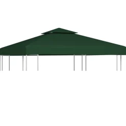 Tuin & Gazon*vidaXL Vervangend tentdoek prieel 310 g/m² 3x3 m Groen