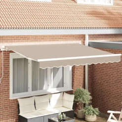 Vervangingsdoek voor zonnescherm 235 x 195 cm Polyester>vidaXL Clearance