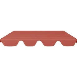 Tuin & Gazon*vidaXL Vervangingsluifel schommelbank 188/168x145/110 cm Terracotta