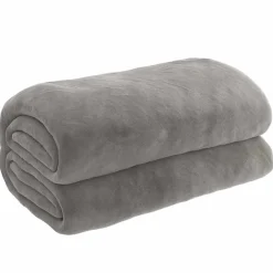 Verzwaringsdeken met hoes 138x200 cm 10 kg stof grijs>vidaXL Discount