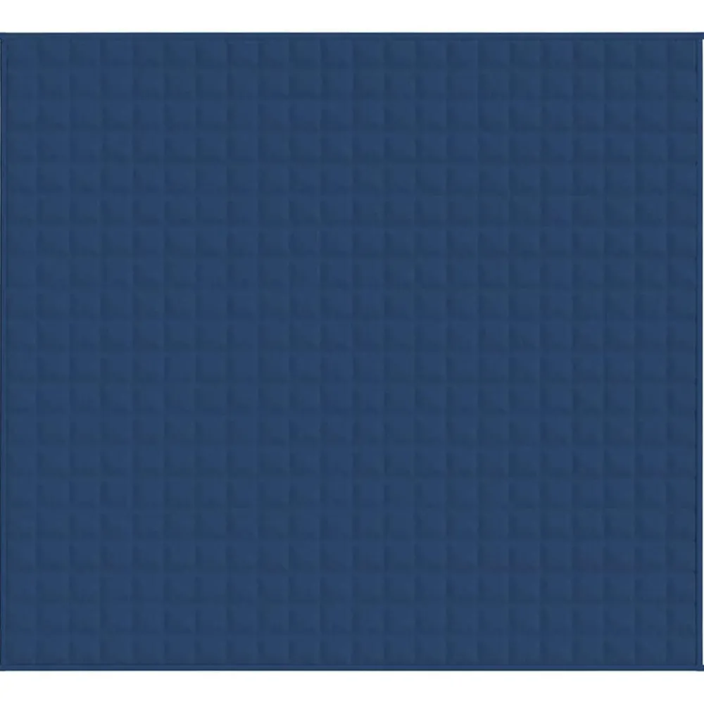 Linnengoed*vidaXL Verzwaringsdeken 220x235 cm 15 kg stof Blauw
