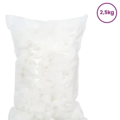 Kunst & Entertainment*vidaXL Vezelvulling Wit 2,5 kg Polyester