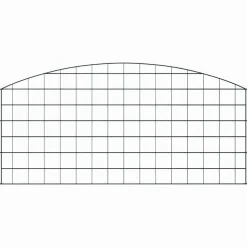Vijverhekken Set 5 pcs Groen 100 x 50 cm Staal>vidaXL Online