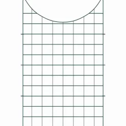Tuinafscheidingen*vidaXL Vijverhekken Set 8 pcs Groen 50 x 80 cm Staal