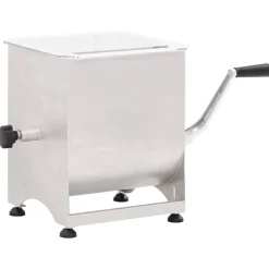 Keuken & Eetkamer*vidaXL Vleesmixer met bak roestvrij staal zilverkleurig