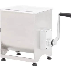 Keuken & Eetkamer*vidaXL Vleesmixer met bak roestvrij staal zilverkleurig