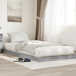 Vloer bedframe Sonoma 75 x 190 cm Bewerkt hout>vidaXL New