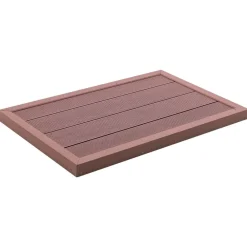 Zwembaden & Spa'S*vidaXL Vloerelement voor solardouche 101x63x5,5 cm HKC Bruin